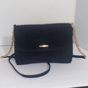 Liz Claiborne black & gold purse